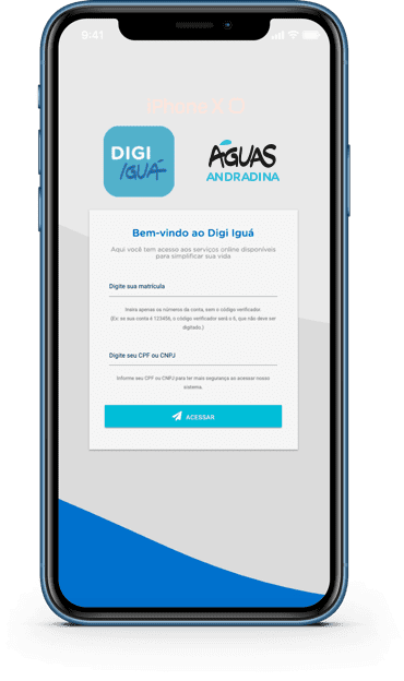 Aplicativo Digi Iguá com serviços on-line para nossos clientes.
