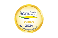 Logo da Selo Ouro do Programa Brasileiro GHG Protocol
