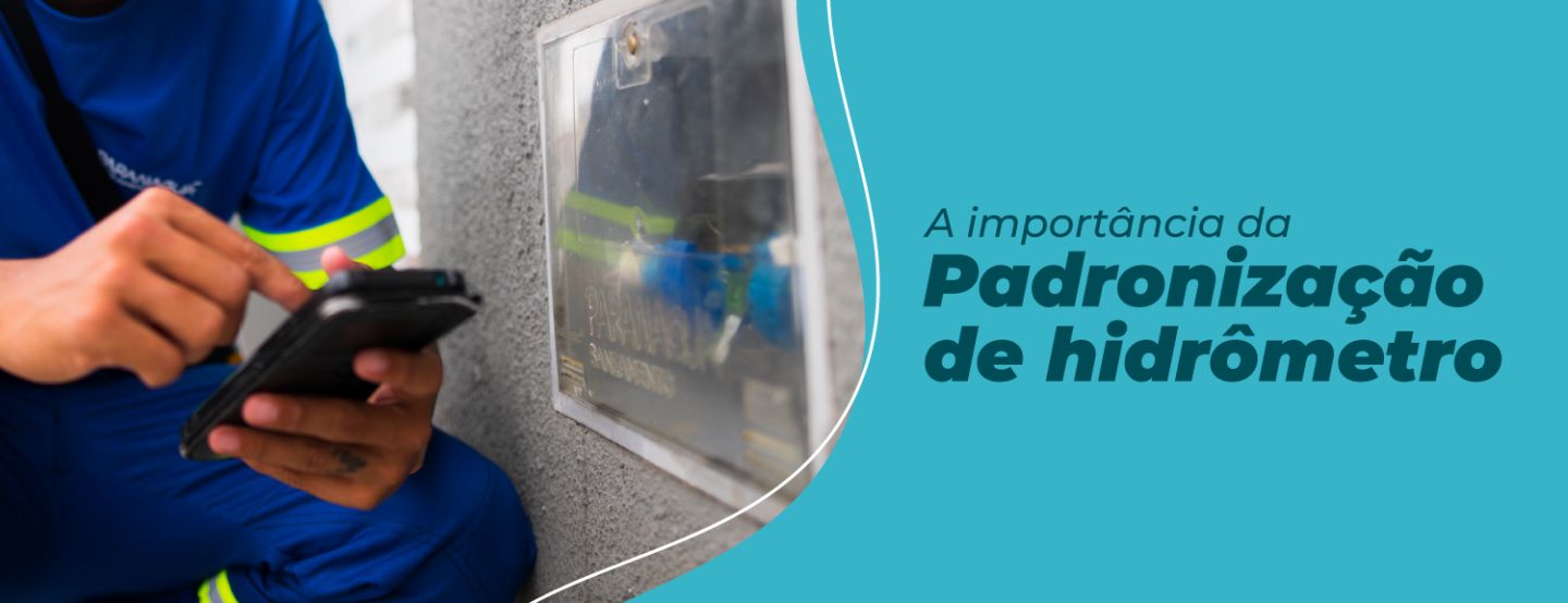 Paranaguá Saneamento esclarece sobre a importância de solicitar a instalação do modelo padrão de hidrômetro
