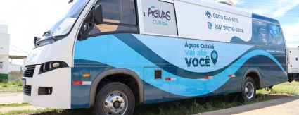 Ribeirão do Lipa recebe Unidade móvel da Águas Cuiabá Ribeirão do Lipa recebe Unidade móvel da Águas Cuiabá