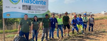 Voluntários da Águas Alta Floresta realizam limpeza no Rio Ipiranga