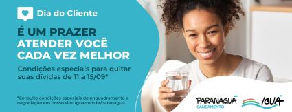 Dia do Cliente: Paranaguá Saneamento oferece condições especiais para negociação de dívidas