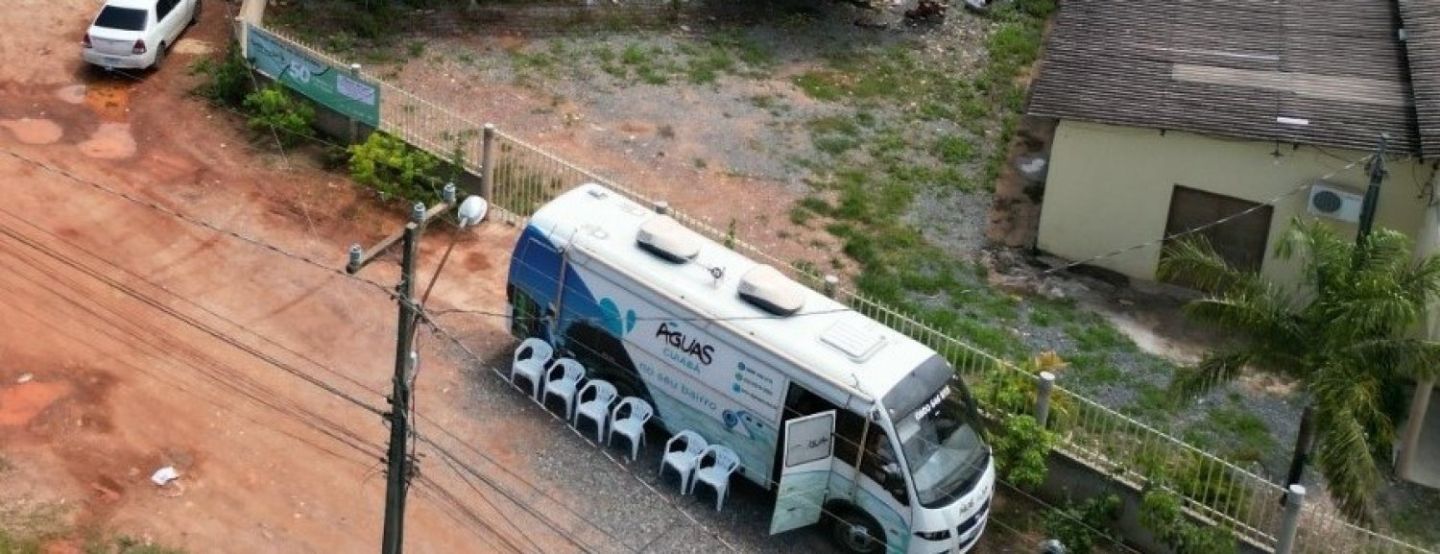 Unidade móvel da Águas Cuiabá percorre novos bairros em março