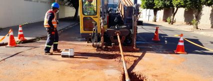Tecnologia: Método Não Destrutivo é utilizado para implantar reforços de rede de água em bairros de Andradina