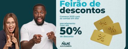 Águas Alta Floresta oferece condições especiais para regularização de débitos