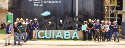 Águas Cuiabá apresenta projeto da ETE Sul a empreendedores