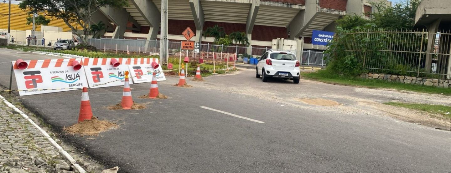 Iguá Sergipe informa alteração no trânsito da Av. Anísio Azevedo para execução de obra Iguá Sergipe informa alteração no trânsito da Av. Anísio Azevedo para execução de obra
