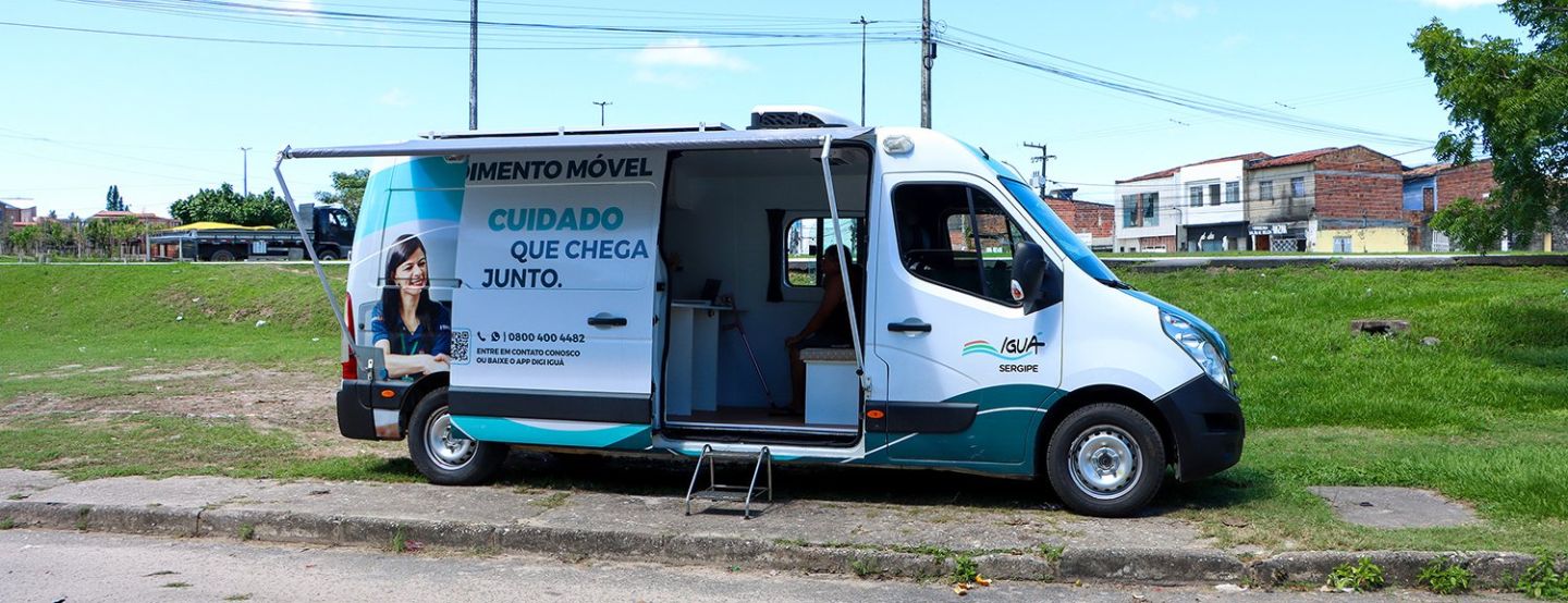 Van Itinerante da Iguá Sergipe percorre comunidades com serviços gratuitos e orientação à população