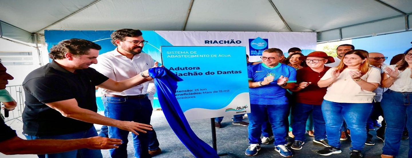 Iguá Sergipe inaugura nova adutora entre Riachão do Dantas e Lagarto