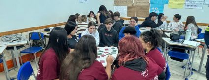 Estudantes de Capitão Leônidas Marques participam de ação sobre saneamento e preservação ambiental