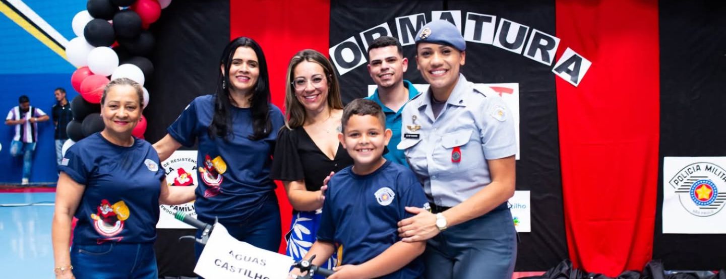 RESPONSABILIDADE SOCIAL: Águas Castilho apoia formatura dos alunos do Proerd