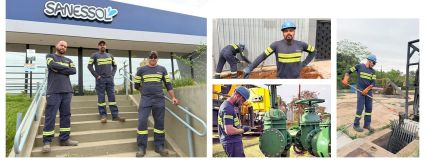 Sanessol homenageia profissionais essenciais para o funcionamento dos serviços de água e esgoto