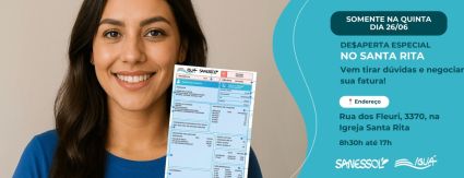 Sanessol realiza atendimento itinerante no bairro Santa Rita no dia 26 Sanessol realiza atendimento itinerante no bairro Santa Rita no dia 26