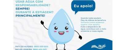 Iguá lança campanha “Uso consciente da água. Eu apoio!” para estiagem em Paty do Alferes