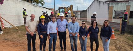 Obras de esgotamento sanitário da Iguá Sergipe no Guajará, em Nossa Senhora do Socorro, estão em andamento