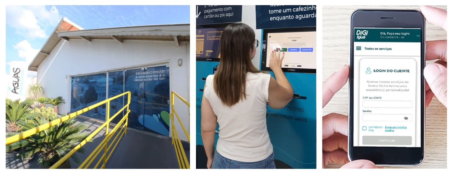 Você sabe quais são os canais de comunicação com os clientes Águas Andradina e Águas Castilho?