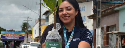 Agreste Saneamento celebra o Dia da Árvore com entrega de mudas frutíferas no município de Campo Grande Agreste Saneamento celebra o Dia da Árvore com entrega de mudas frutíferas no município de Campo Grande