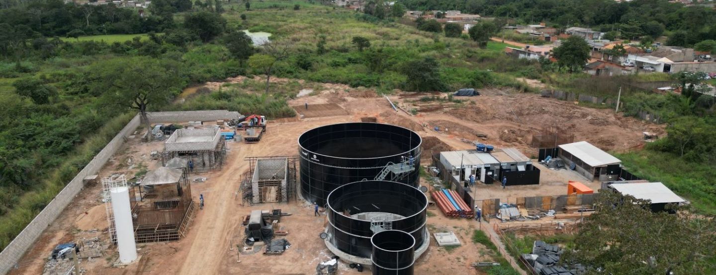 Avanço das obras da ETE Sul alcança 60%
