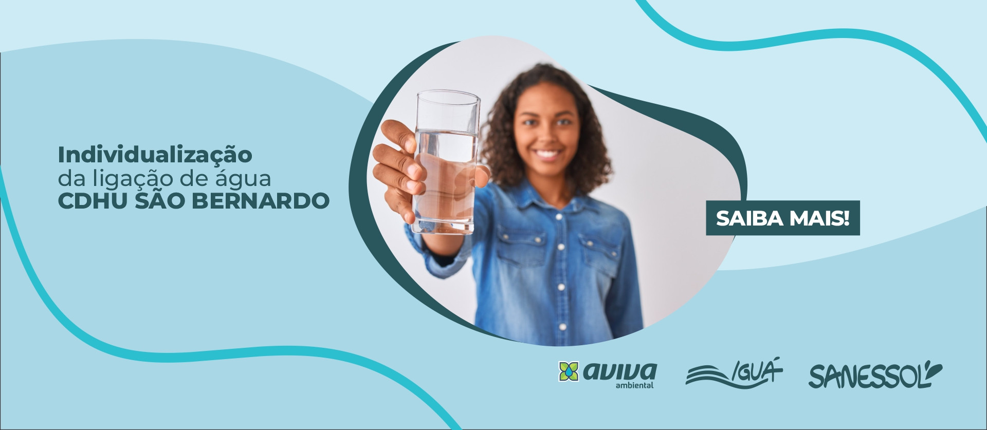Banner - Individualização da ligação de água CDHU SÃO BERNARDO