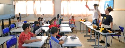 Esap realiza atividades de educação ambiental em Palestina