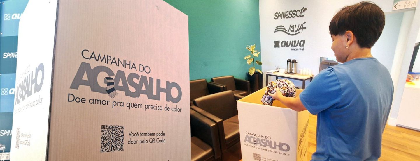 Com a chegada do frio, Sanessol reforça mobilização solidária e integra Campanha do Agasalho 2026 em Mirassol