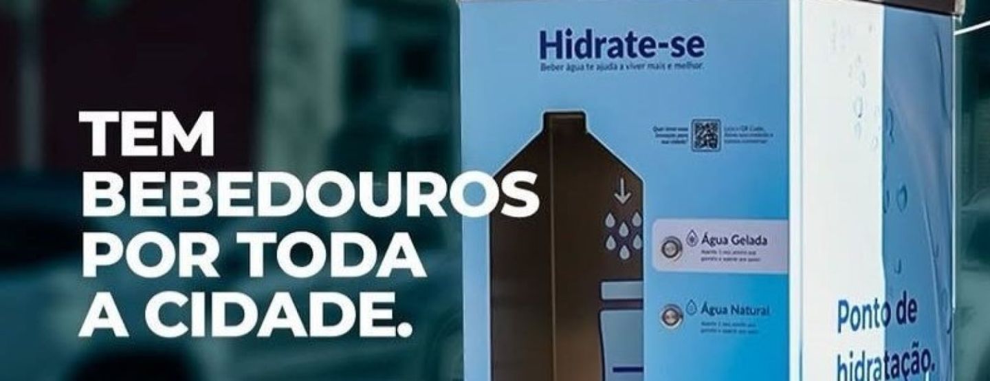 Águas Cuiabá instala bebedouros públicos em quatro praças da capital Águas Cuiabá instala bebedouros públicos em quatro praças da capital