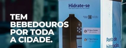 Águas Cuiabá instala bebedouros públicos em quatro praças da capital Águas Cuiabá instala bebedouros públicos em quatro praças da capital