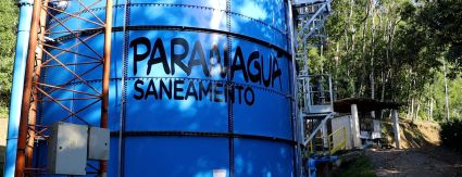 Paranaguá Saneamento amplia segurança hídrica em Alexandra com novo reservatório de 350 mil litros