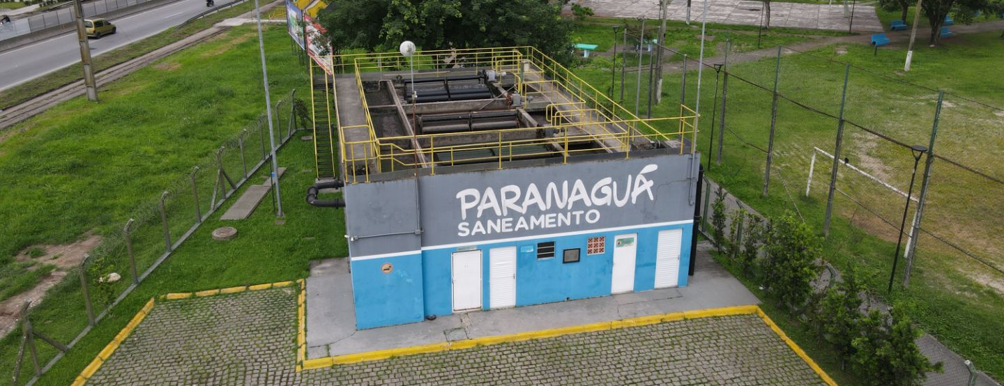 Paranaguá Saneamento desativa Estação de Tratamento de Esgoto Samambaia