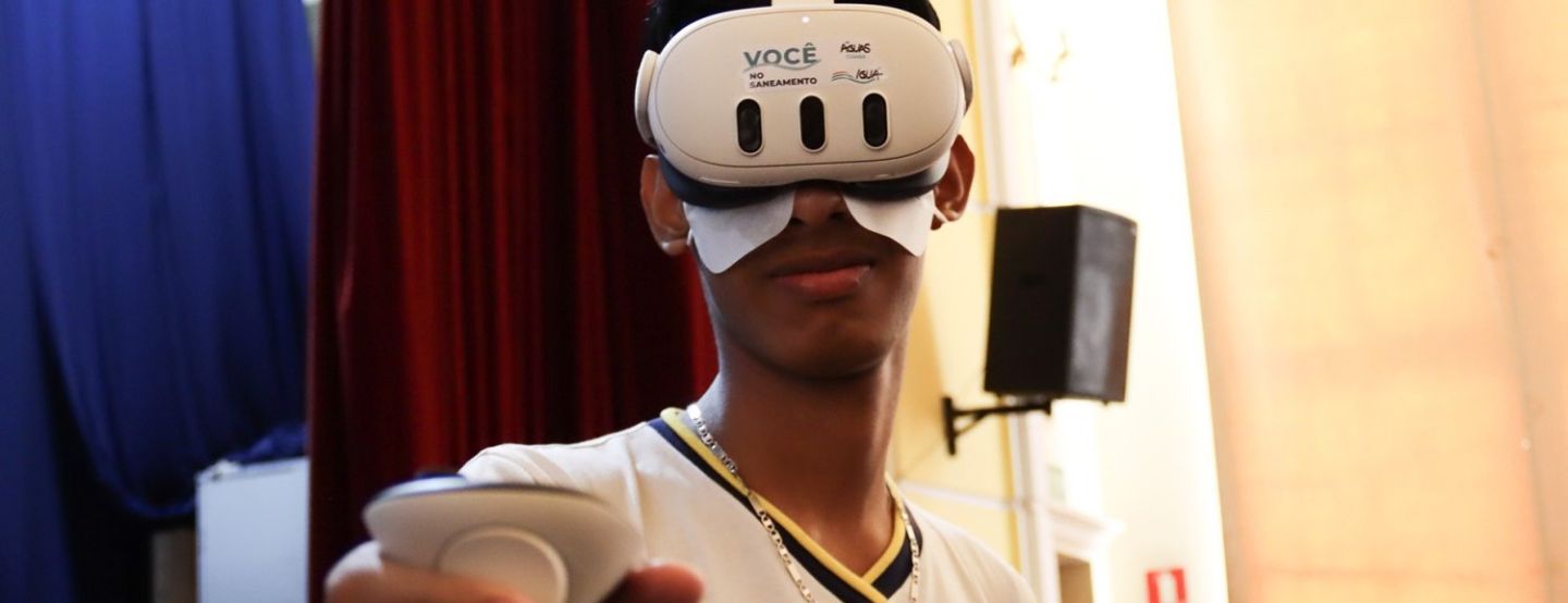 Águas Cuiabá inova na educação ambiental com jogo de realidade virtual