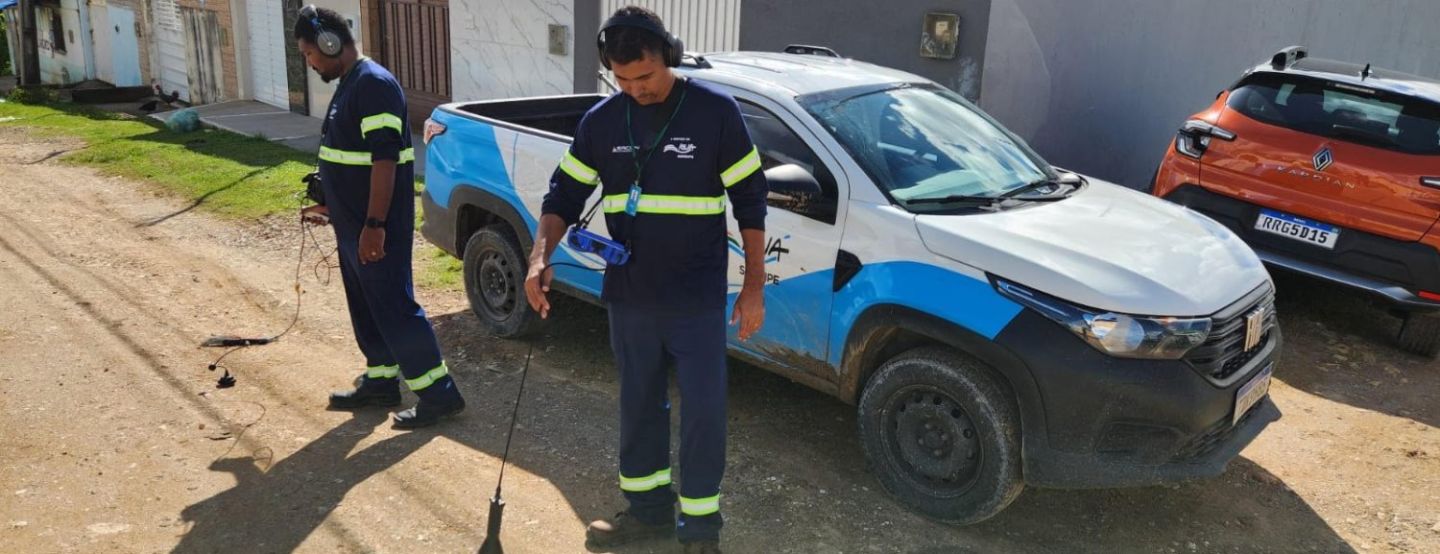 Iguá Sergipe inicia operação caça-vazamentos em Nossa Senhora do Socorro Iguá Sergipe inicia operação caça-vazamentos em Nossa Senhora do Socorro