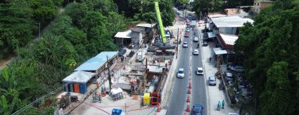 Iguá conclui instalação de macromedidor na Estrada do Catonho antes do prazo previsto