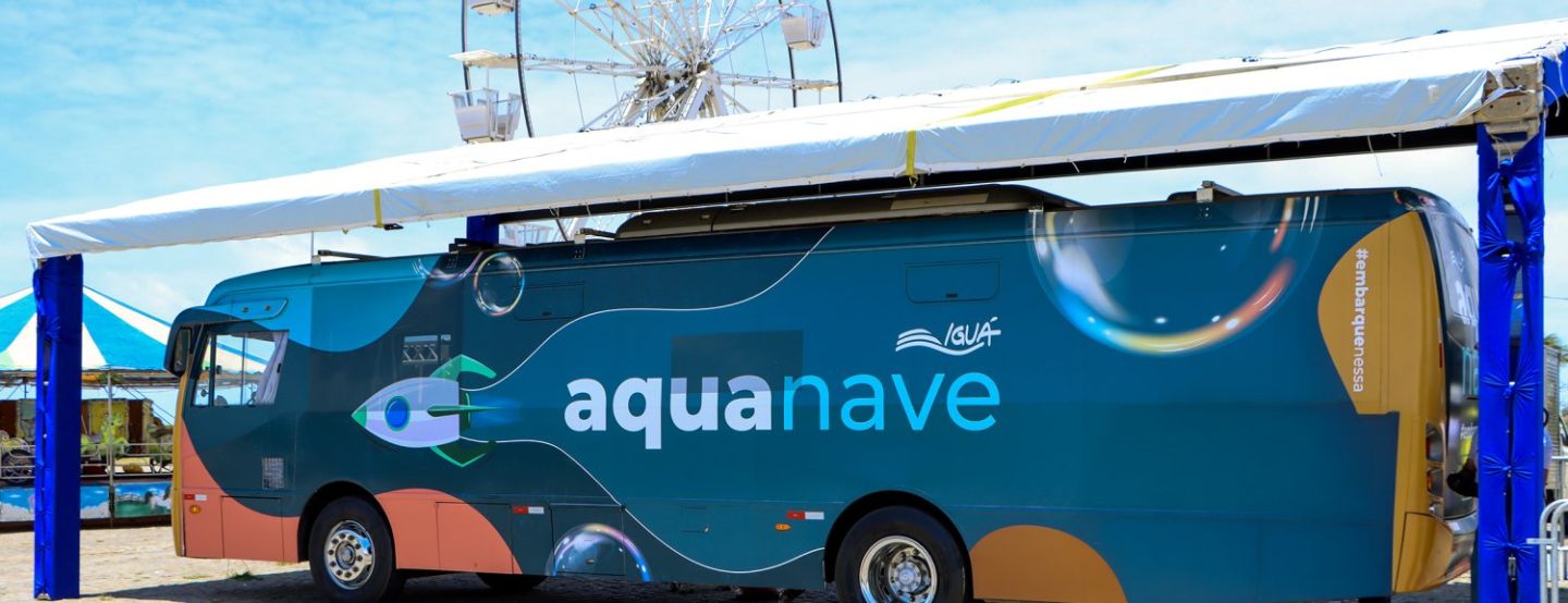 Iguá Sergipe leva experiência imersiva para a Vila da Criança com a Aqua Nave