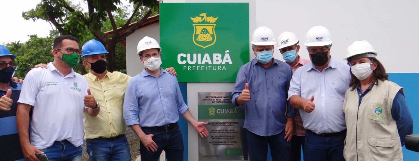 Prefeitura de Cuiabá entrega revitalização do sistema de abastecimento do Aguaçu